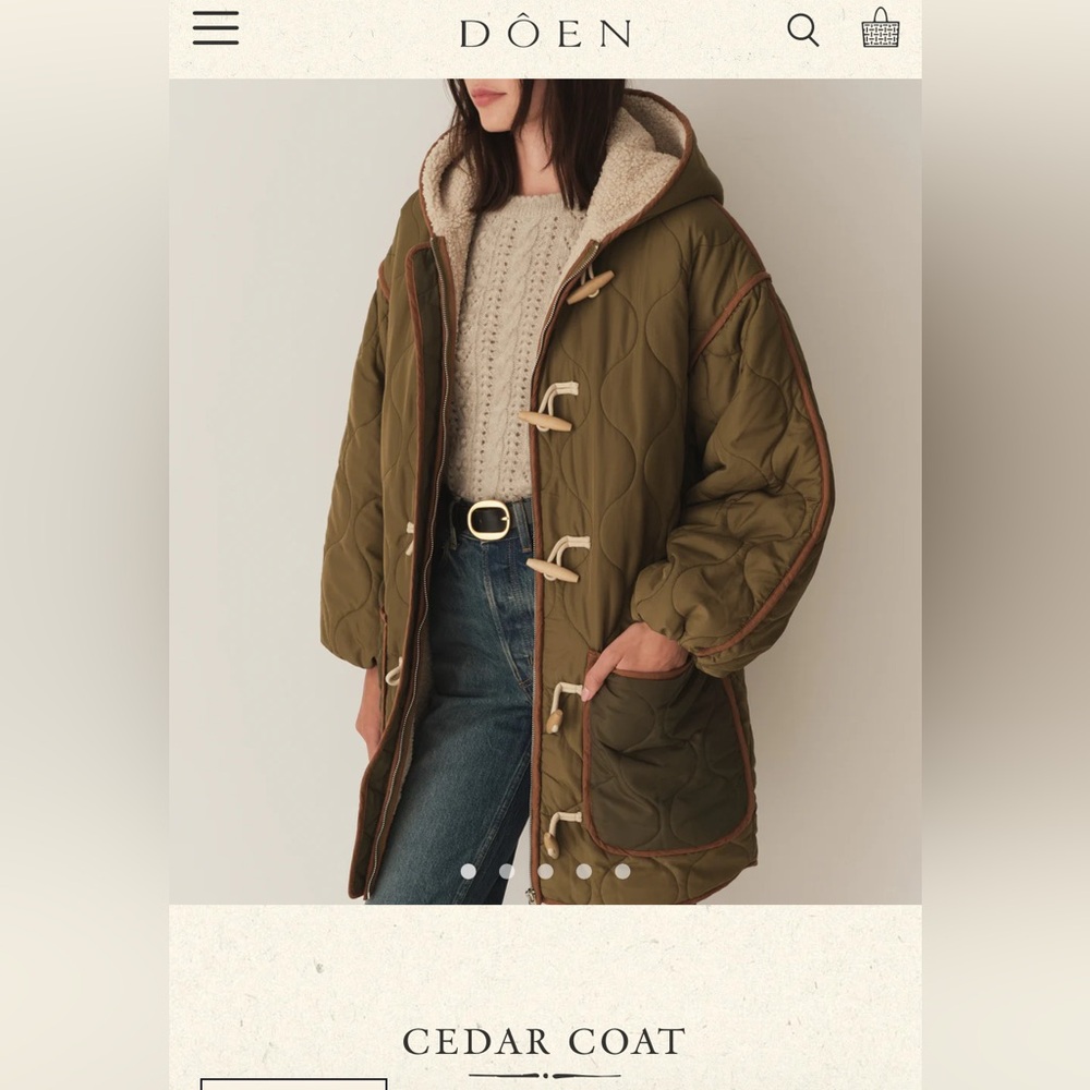 NWT Doen coat XXL